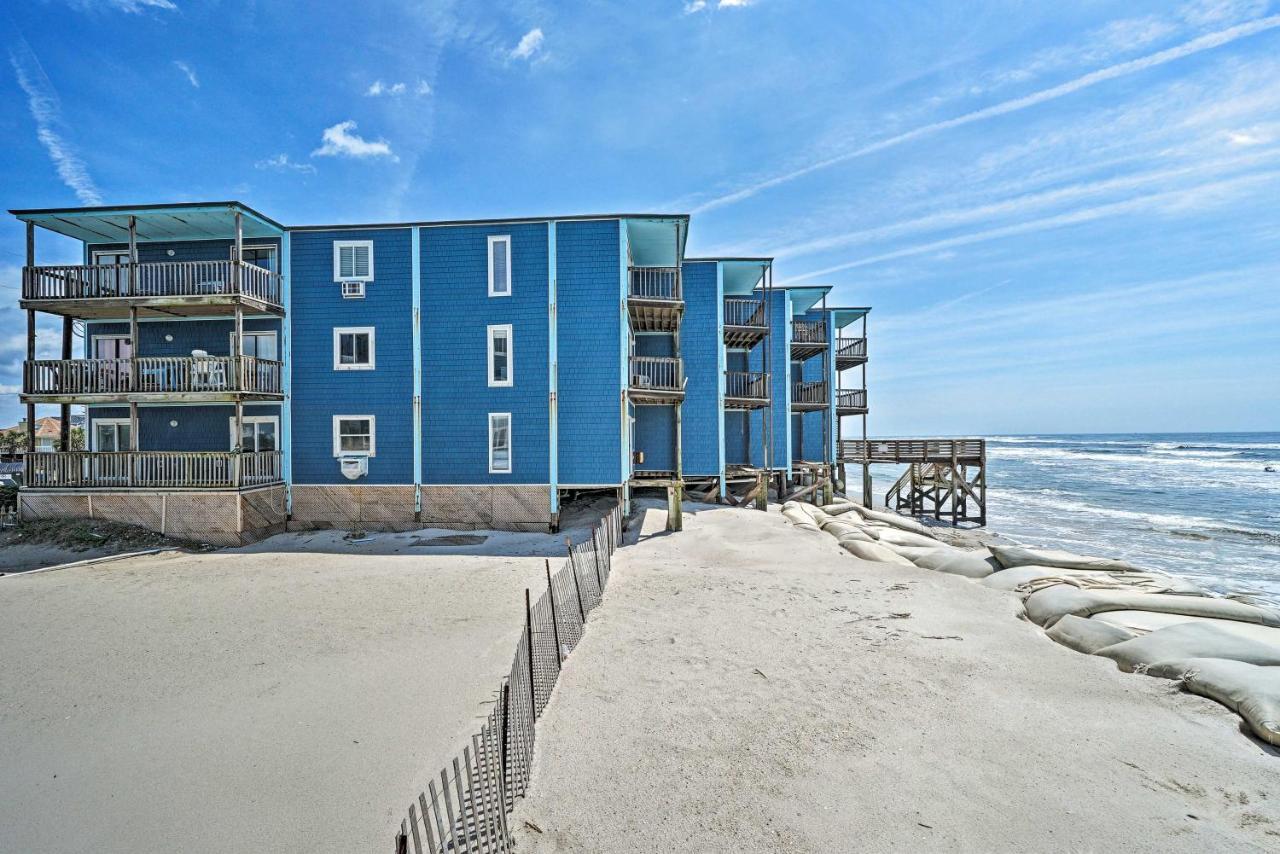 Convenient Retreat With Balcony And Ocean Views! Apartment North Topsail Beach Exterior photo
